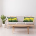 thumbnail image 4 of Ambesonne Nature Throw Pillow Cover 4 Pack, Hills Valley Sunrise, 16", Yellow Green, 4 of 7