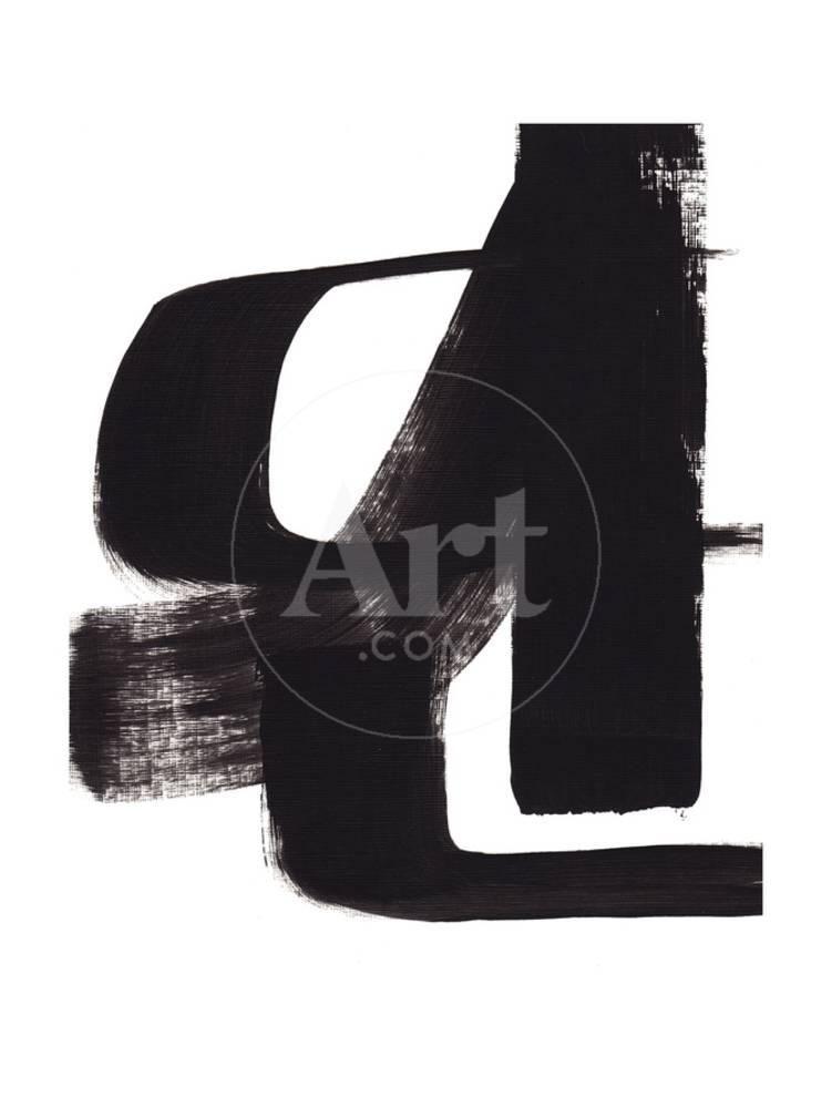 Untitled 1d Minimal Black Abstract Art Print Wall Art by Jaime Derringer Sold by Art.Com