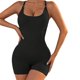 thumbnail image 1 of High Waist Yoga Jumpsuit Breathable Workout Bodysuit Shorts Adjustable Shoulder Strap For Women Gym Fitness Running Sky blue L, 1 of 4