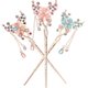 thumbnail image 1 of Flower Hair Stick Hair Styling Accessories for Decoration 3Pcs Alloy, 1 of 5