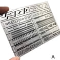 thumbnail image 2 of 4 In 1 Chip-shaped Scoring Auxiliary Ruler Tool Drill Model Tool Craft Tools Engraved Details X5F8, 2 of 6