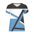thumbnail image 4 of DPTALR T-shirt Imprimé pour Femmes Col en V Ample, 4 of 4