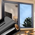 thumbnail image 4 of DLMCUH Window Tint for Home Window Privacy Film One Way Mirror Tinting Film Daytime Static Cling Sun Blocking Blackout Anti UV Reflective(R,12"x39"), 4 of 5