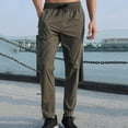 thumbnail image 2 of Mens Jogger Pants Mens Sweats Sports Pants Men's Autumn Thin Slim Fit Breathable Wear Pants Straight Quick Drying Casual Woven Running Trousers for Men, 2 of 9