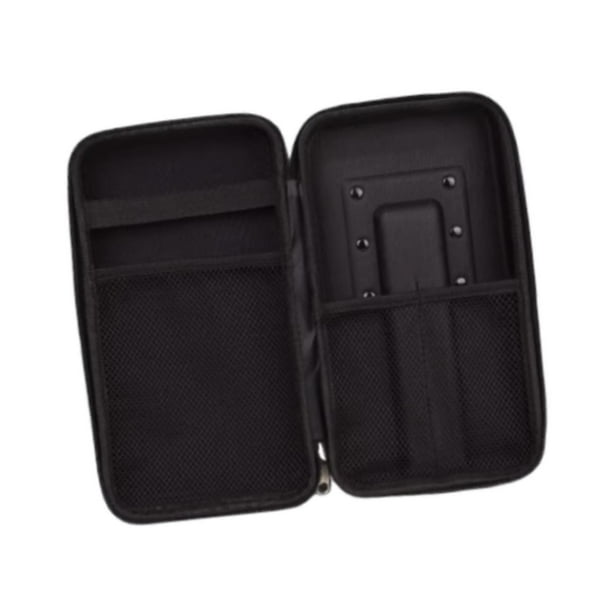 Estuche para micrófono Estuche rígido de transporte para micrófono Estuche impermeable y a prueba de golpes Soporte de almacenamiento Correa elástica de 2 micrófonos