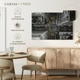thumbnail image 4 of Elephant Stock Nyc Avenue Pop Wall Art - Horizontal Canvas Wall Art - Living Room Wall Decor - City Canvas - Black And Gray Decor - 48" x 32", 4 of 4