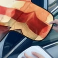 thumbnail image 4 of FORUDESIGNS Bear Beer American Flag Print Windshield Snow Cover for Cars Auto Waterproof Windscreen Covers Car Frost Removal Wiper Protector Front Window Automotive Covers Fits Trucks, Vans, SUVs, 4 of 6