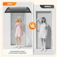 thumbnail image 4 of Durable Door Awning Canopy, UV & Weather Protection, Heavy-Duty Aluminum Alloy with Efficient Drainage, Modern Design, 110 lbs Load Capacity – Perfect for Porches, Windows, and Balconies, 4 of 10
