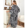 thumbnail image 2 of Edolynsa Kaftan Dresses Cover Up for Swimwear Women Casual Turkish Kaftans Loose Lightweight Oversized Caftan moomoo House wear, 2 of 10