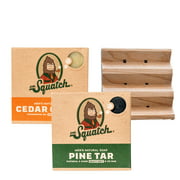 Dr. Squatch Soap Co. Bundle (2 Bars) Pine Tar, Cedar Citrus, and Saver