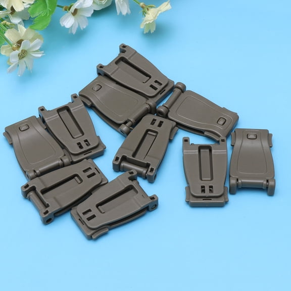 WHAMVOX 10pcs Web Dominator Buckles Strap Clips Belt Keeper Strap Management Tool for Backpack Webbing