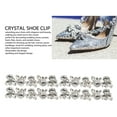 thumbnail image 4 of Jewelry Shoe Clip, Multi Purpose Crystal Shoe Buckle 4 Pieces  for Craft, 4 of 7