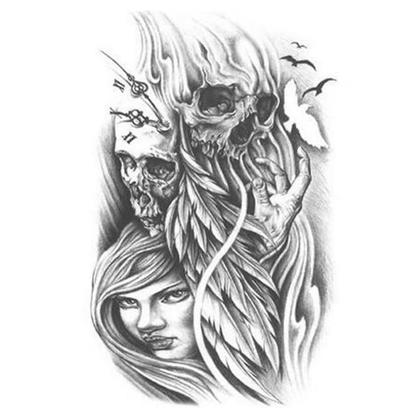 Temporary Black Fake Body Individual Styles Tattoos Stickers