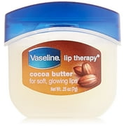 Vaseline Lip Therapy Cocoa Butter, .25 oz