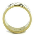 thumbnail image 3 of IP Gold(Ion Plating) Stainless Steel Ring with Epoxy in Multi Color for Women Multi Color Stone Color Style TK2037 Size 10, 3 of 4