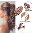 thumbnail image 3 of Artrylin Hair Accessories Banana Hair Clips Clip Combs Clincher Combs Tool 4pcs For Thick Curly Fishtail Hair, 3 of 5
