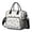 Black-213, variant on Galaxy and Cosmos Insulated Lunch Box – Leakproof Dual Compartment Cooler Tote with Space Patterns for Work, Picnic, or Travel