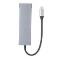 thumbnail image 3 of Adaptador tipo C 9 en 1 Bling Bling Hub multipuerto HDMI 3,5 mm Audio, 3 of 12