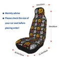 thumbnail image 4 of Yiaed Pumpkin And Flying Bat Print Car Seat Covers,Universal Auto Seats Protector Fits for Car,SUV Sedan,Truck,Automotive Seat Covers & Accessories(Two packs), 4 of 7