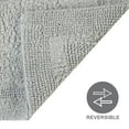 thumbnail image 4 of Better Homes & Gardens Cotton Reversible Bath Rug, Soft Silver, 17" x 24", 4 of 8