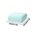 thumbnail image 2 of Bath Towel, Solid Color Pineapple Weave, High Density Fleece, Thickened Border, Soft Absorbent Towel for and Home, Multicolor, 2 of 9