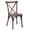 Fruitwood, variant on White Distressed Steel Skeletonâ„¢ Cross Back Chair by Chivari