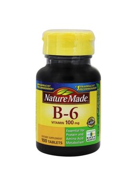 Nature Made Vitamin B-6 100 mg Tablets 100 ea