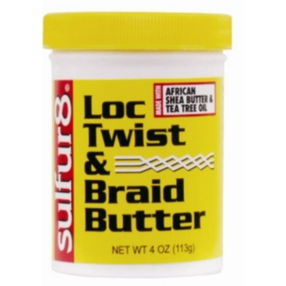 Sulfur8 Loc Twist & Braid Butter, 4 oz (Pack of 2)