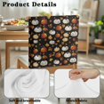 thumbnail image 7 of Xoenoiee Pumpkin Maple Leaf Print Dining Chair Covers Chair Back Covers Soft Chairs Protector Slipcovers Washable Dining Room Seat Cover for Home Hotel Kitchen Thanksgiving Decor, 1 Pack, 7 of 7