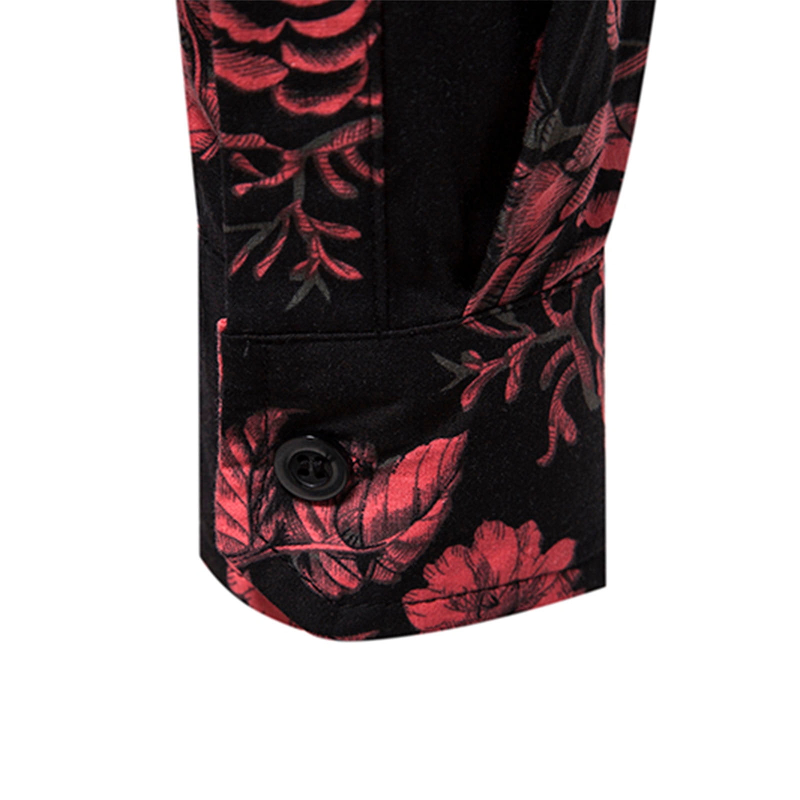 Leesechin Mens Floral Print Dress Shirt Flower Pattern Slim Leesechin Mens Floral Print Dress Shirt Flower Pattern Slim