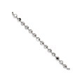 thumbnail image 6 of 925 Sterling Silver 1.05mm Square Beaded Chain 16 Inch, 6 of 7