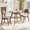 Nature, variant on LKTART Dining Table Set for 2, Square Solid Wood Dining Table with 2 Gray PU Dining Chairs, Soild Wood Table Chairs Set of 2 for Small Spaces, Dining Room, Kitchen, Nature