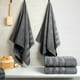 thumbnail image 2 of Toallas de baño de lino americano suave Salem, juego de 4 unidades, 69x137 cm, 600 GSM, 2 of 9