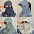 thumbnail image 4 of Full-face UV Protection Hat, 100% Ice Silk Fabric, Light & Breathable, Available in 6 Colors, Perfect for Outdoor Activities, 4 of 9