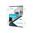 thumbnail image 2 of AdirOffice 8.5''x 11'' Clear Suction Acrylic Window Sign Holder 6 Pack, 2 of 3
