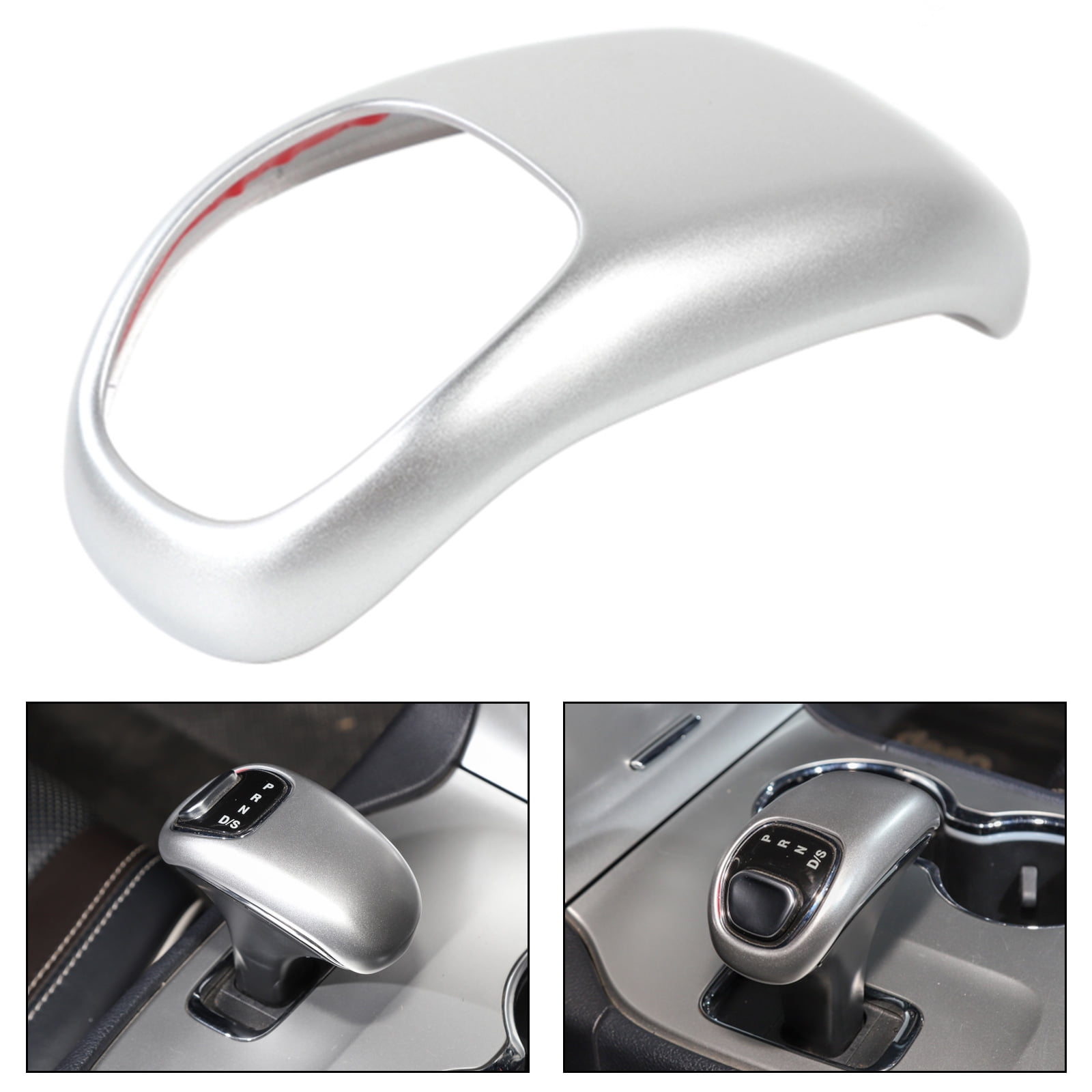 Silver Gear Lever Shift Knob Cover Trim For Jeep Grand Cherokee 2014