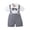 Gray, variant on HCNTES Baby Boys Formal Suit Gentleman Set Short Sleeve Romper Suspenders Shorts Pants Bowtie Wedding Tuxedo Outfits