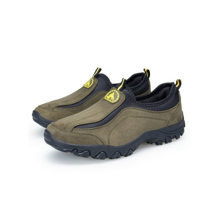 

Crocowalk Mens Sneakers Comfort Hiking Shoe Slip On Walking Shoes Men s Trekking Sneaker Outdoor Resistant Sports Army Green 6