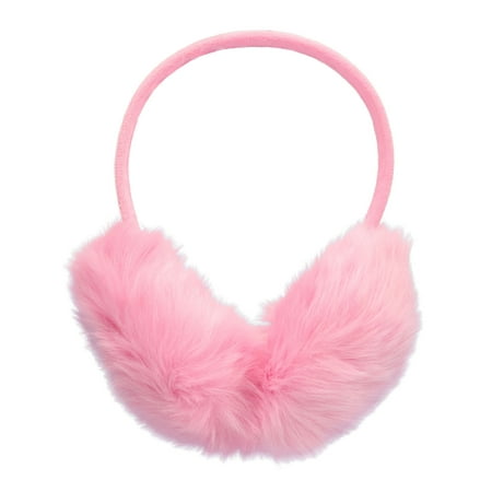 Simplicity Unisex Warm Furry Folding Winter Ear Muffs, 3407_Light Pink ...