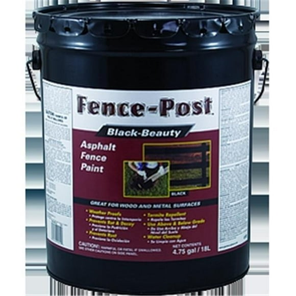 Gardner Gibson 9005-GA 5 Gallon Black Beauty Premium Asphalt Fence Paint