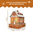 thumbnail image 4 of Puzzle 3D Casa de Jengibre Ravensburger 216 Piezas con LED, 4 of 7