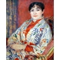 thumbnail image 2 of Renoir, Pierre-Auguste 26x32 White Modern Wood Framed Museum Art Print Titled - Portrait of Madame Henriot, 2 of 4