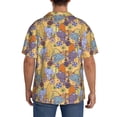 thumbnail image 3 of Honeii Cycling Elephant On Bicycle In Park for Men's Short-Sleeved Button-Up Collared Shirt Featuring A Pocket, Perfect for Beach Vacations, And Travel Adventures.-Medium, 3 of 5
