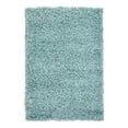 thumbnail image 6 of Unique Loom Solid Shag Collection Area Rug (2' x 3' 1" Rectangle Light Slate Blue), 6 of 7