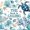 Mint Blue, variant on Castle Fairy Retro Flat Beach Quote Design Twin Duvet Cover,Swim Ring Flip Flop Shore Print Twin Bedding,Cyan Cream,Navy Blue Reversible,2pcs,No Comforter,1 Duvet Cover and 1 Pillowcase