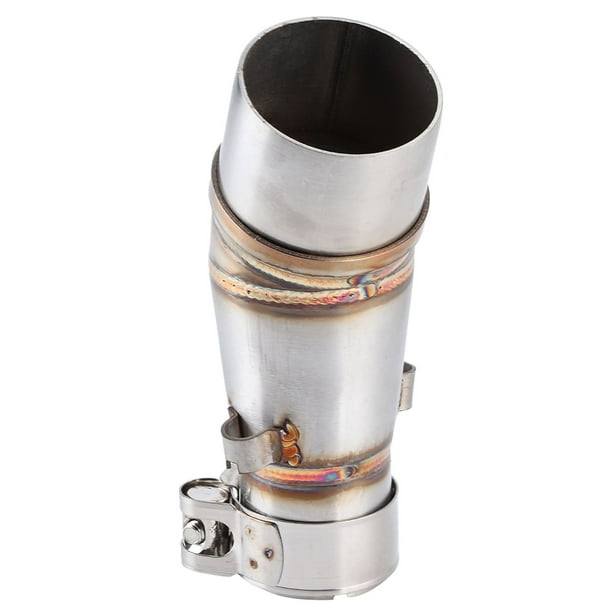 Tubo de Enlace Intermedio de Escape - BiuZi Accesorios de Sistema de Escape de Conector de Adaptador de Tubo de Enlace de Silenciador de Escape de Motocicleta for Z250 250 13-16