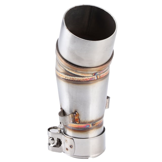 DEWIN Adaptador Tubo Escape - Tubo de Escape Medio Conector Adaptador de Tubo de Enlace Medio de Escape Deslizante para Motocicleta Compatible con Kawasaki Z250 Ninja 250 13-16