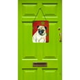 thumbnail image 2 of Carolines Treasures LH9342DS1216 Pug Red and Green Snowflakes Holiday Christmas Wall or Door Hanging Prints 12WX16H, 2 of 2