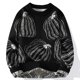 thumbnail image 4 of Suéter con estampado de calabaza cálido para hombre, suéteres de punto holgados e informales a la moda, suéteres navideños de alta gama para otoño e invierno de 2024, 4 of 4