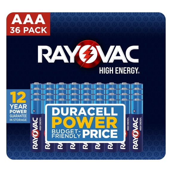 Rayovac High Energy AAA Batteries (36 Pack), Triple A Batteries